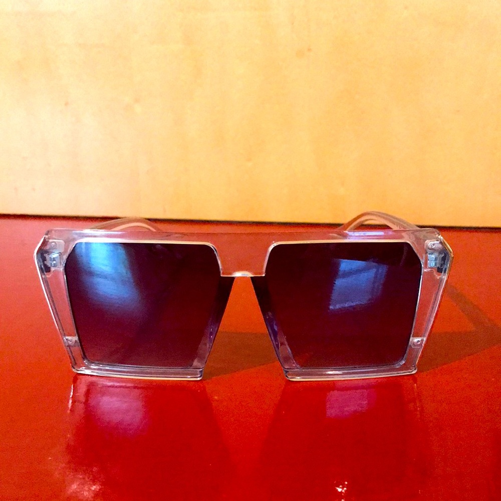 O G, oversized, 400 UV sunglasses